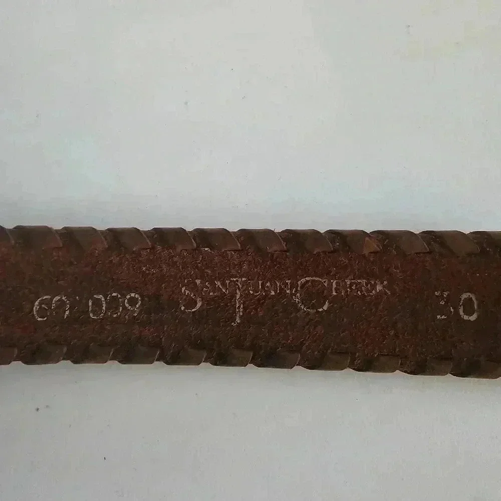 San Juan Creek Size 30 K ( Unisex) Girls Brown Leather Beaded Western Belt